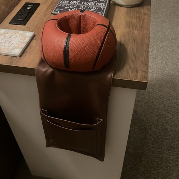 Boys basketball pictures and cup and remote holder. - Picture 7 of 7